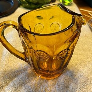 Fostoria coin dot pitcher